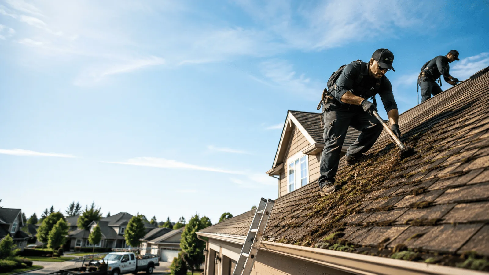 Roof Moss Removal in Wakarusa, IN near me